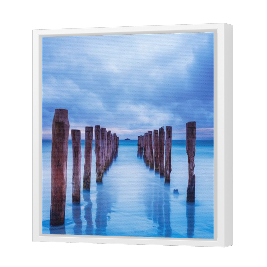 Thumbnail for Canvas - White Floating Frame