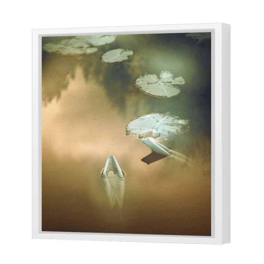 Thumbnail for Canvas - White Floating Frame