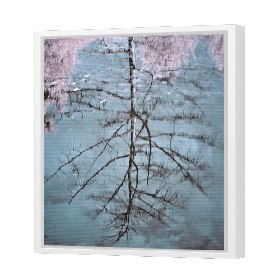 Thumbnail for Canvas - White Floating Frame