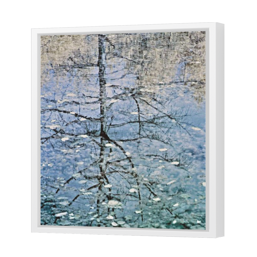 Thumbnail for Canvas - White Floating Frame