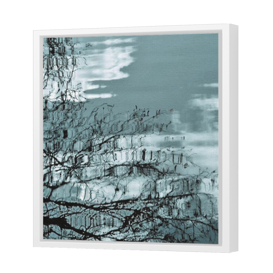 Thumbnail for Canvas - White Floating Frame