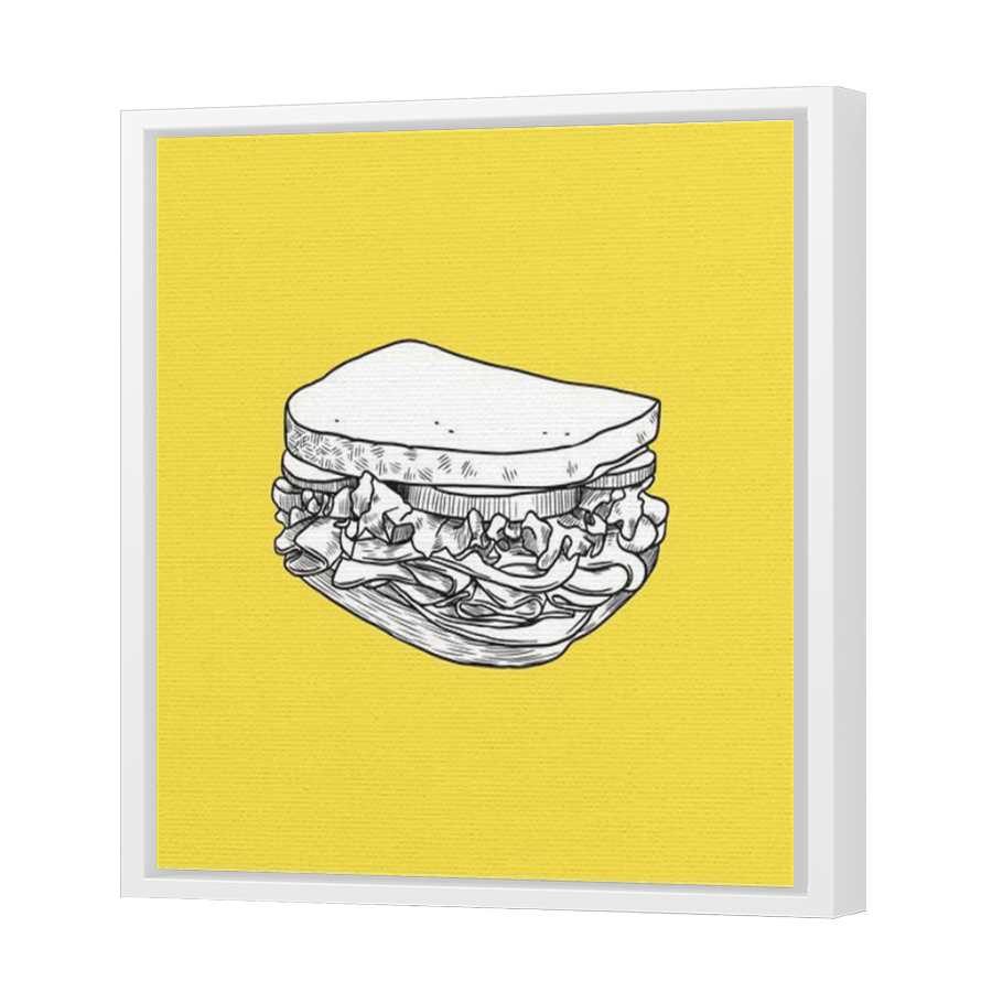 Thumbnail for Canvas - White Floating Frame