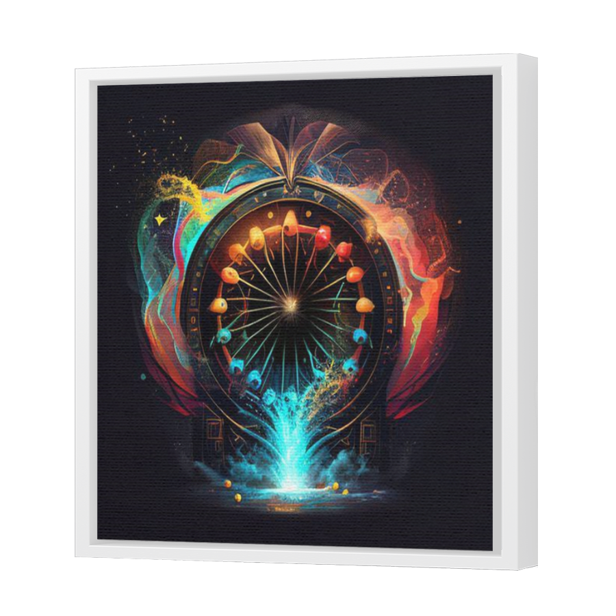 Thumbnail for Canvas - White Floating Frame