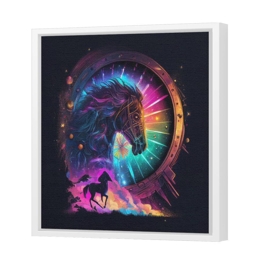 Thumbnail for Canvas - White Floating Frame
