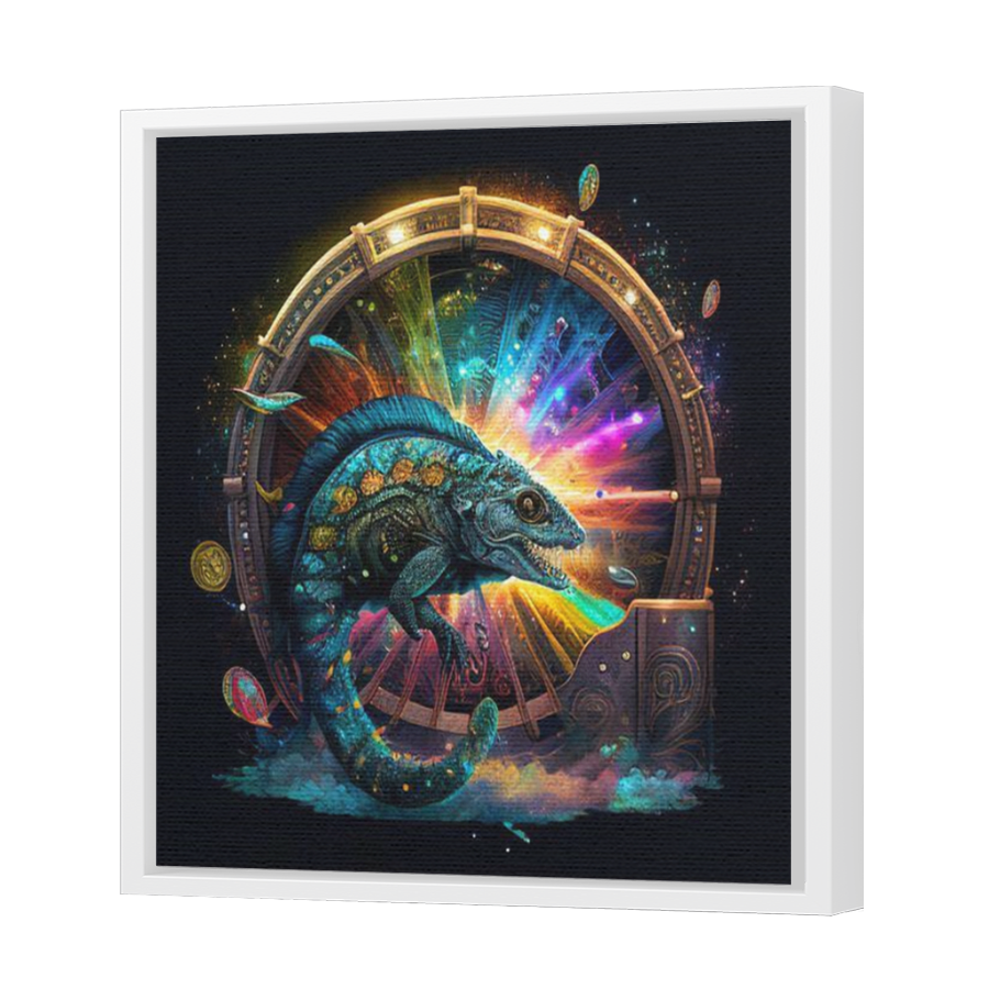 Thumbnail for Canvas - White Floating Frame
