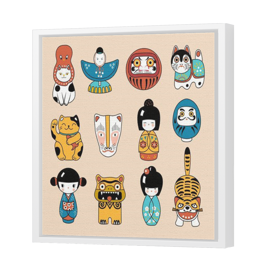 Thumbnail for Canvas - White Floating Frame