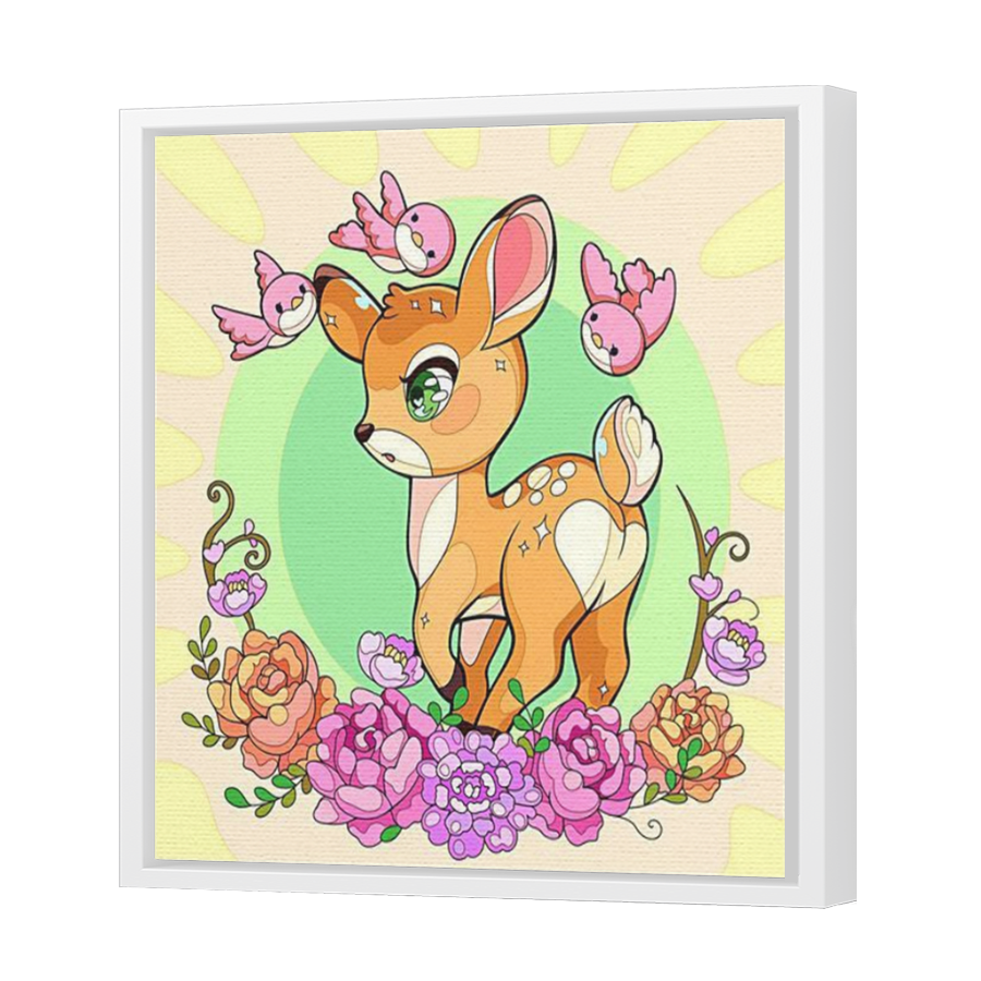 Thumbnail for Canvas - White Floating Frame