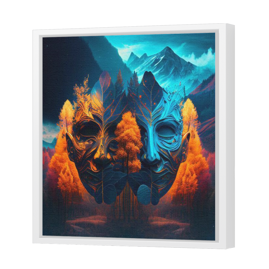 Thumbnail for Canvas - White Floating Frame