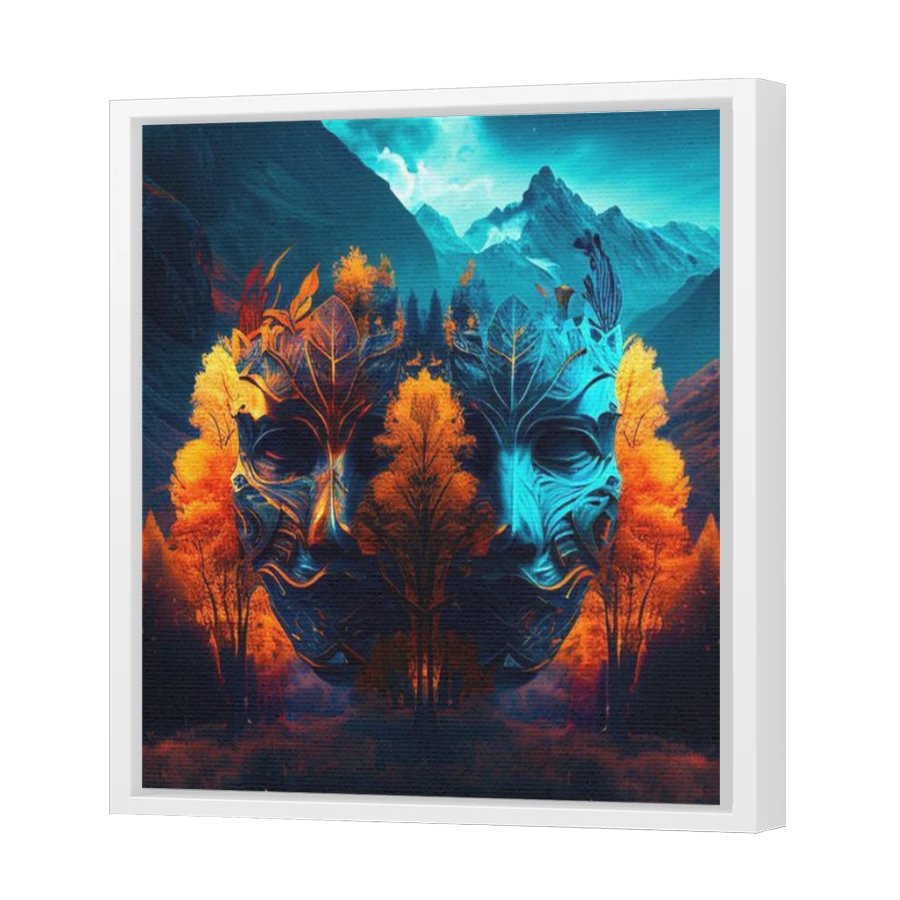 Thumbnail for Canvas - White Floating Frame