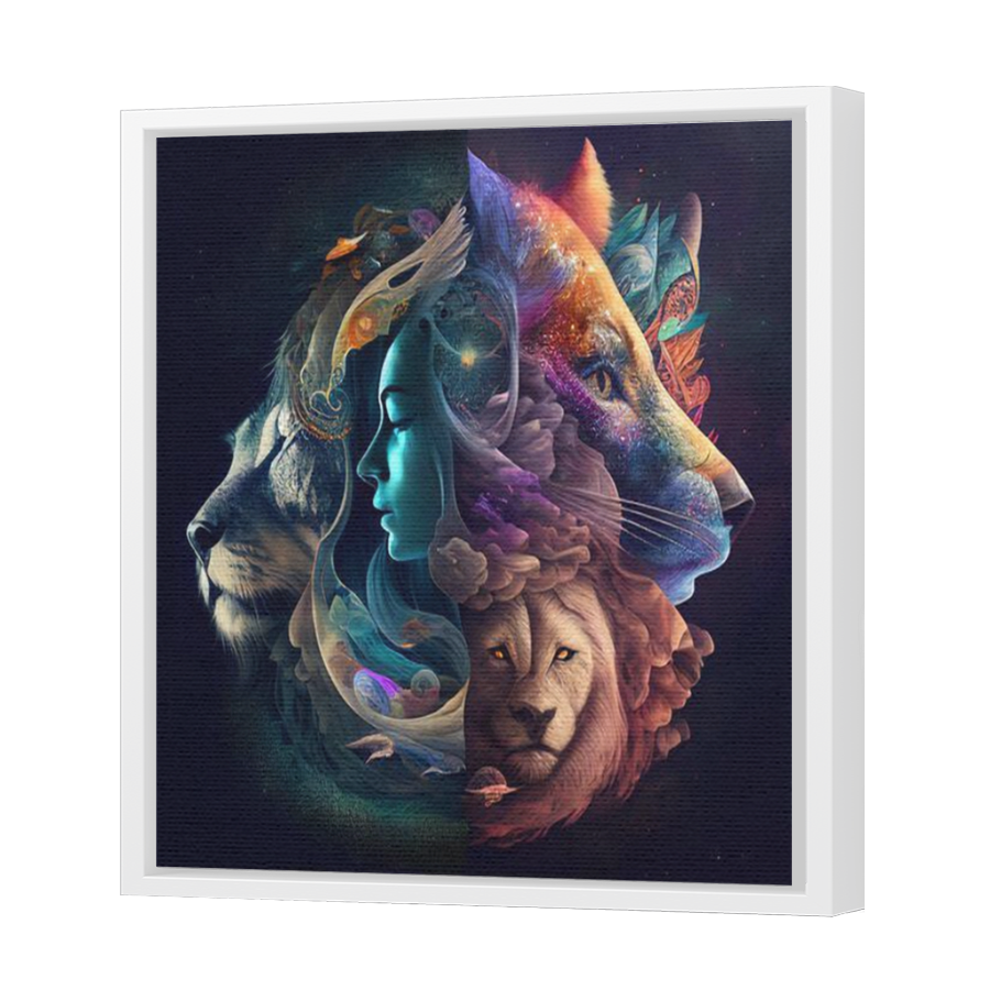Thumbnail for Canvas - White Floating Frame