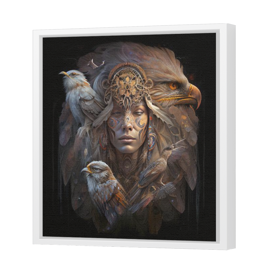 Thumbnail for Canvas - White Floating Frame