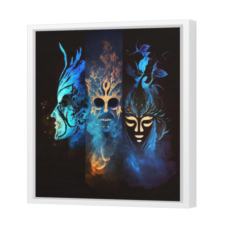 Thumbnail for Canvas - White Floating Frame