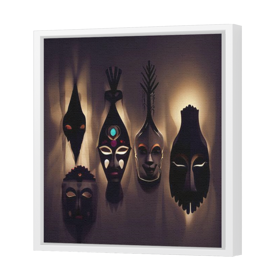 Thumbnail for Canvas - White Floating Frame