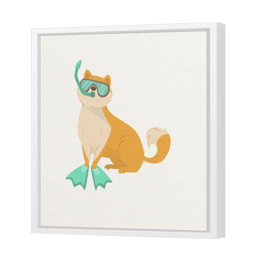 Thumbnail for Canvas - White Floating Frame