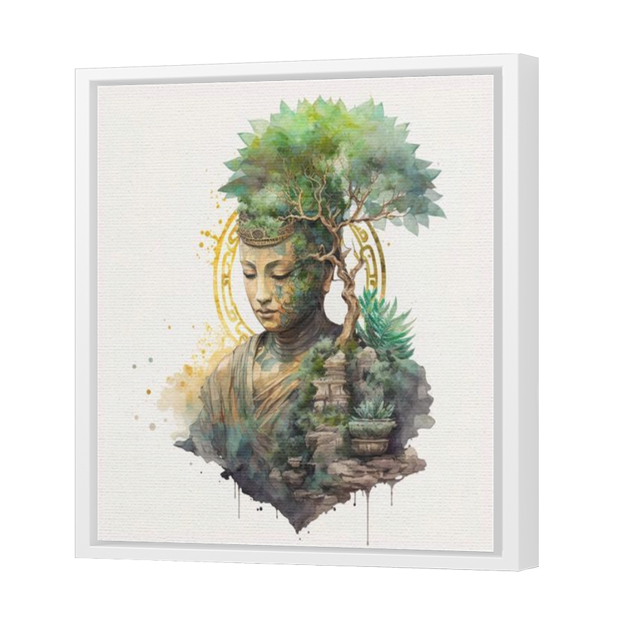 Thumbnail for Canvas - White Floating Frame