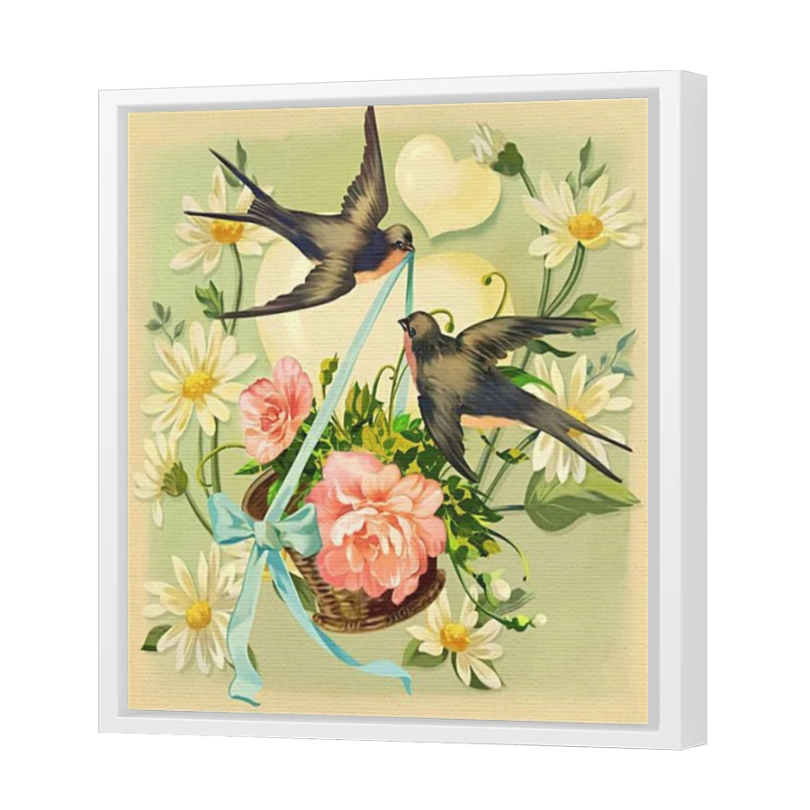 Thumbnail for Canvas - White Floating Frame
