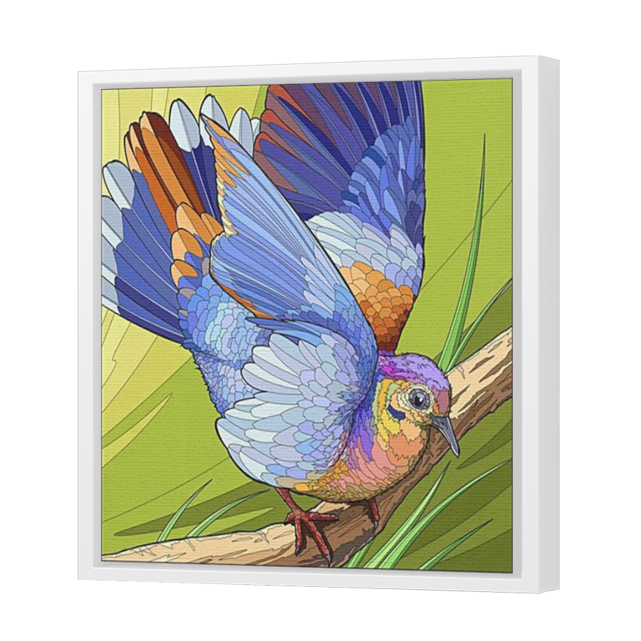 Thumbnail for Canvas - White Floating Frame
