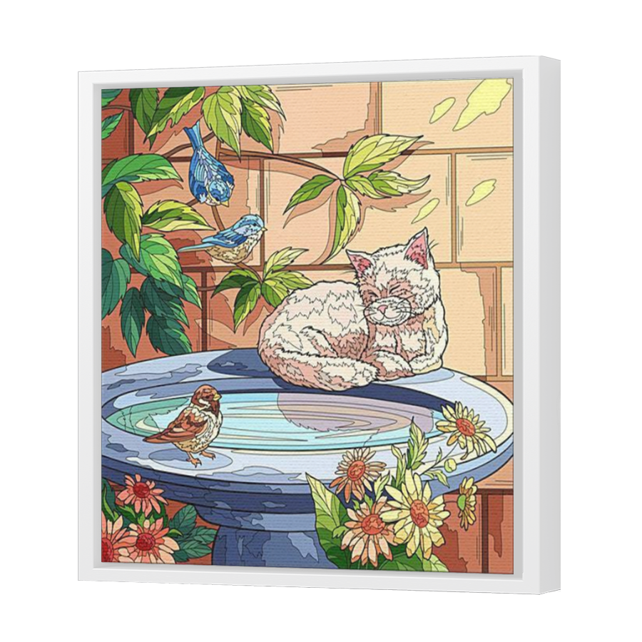 Thumbnail for Canvas - White Floating Frame