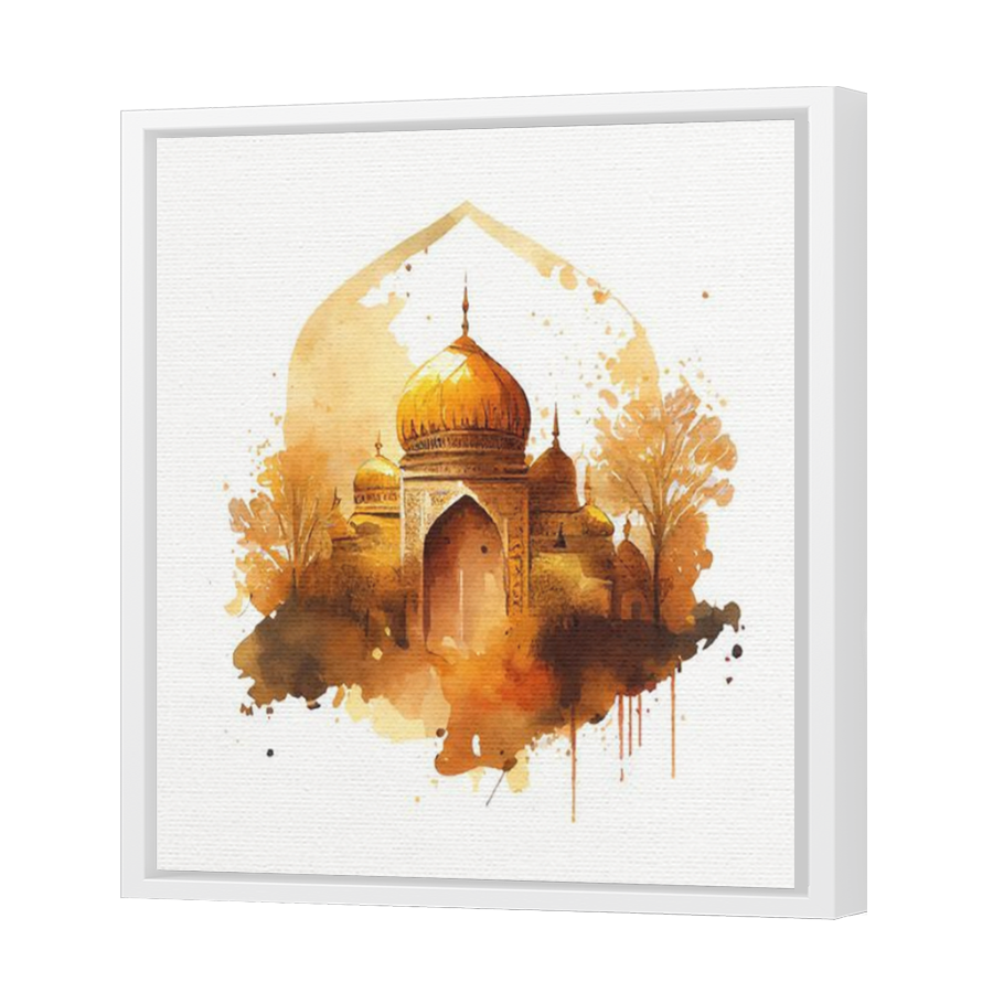 Thumbnail for Canvas - White Floating Frame