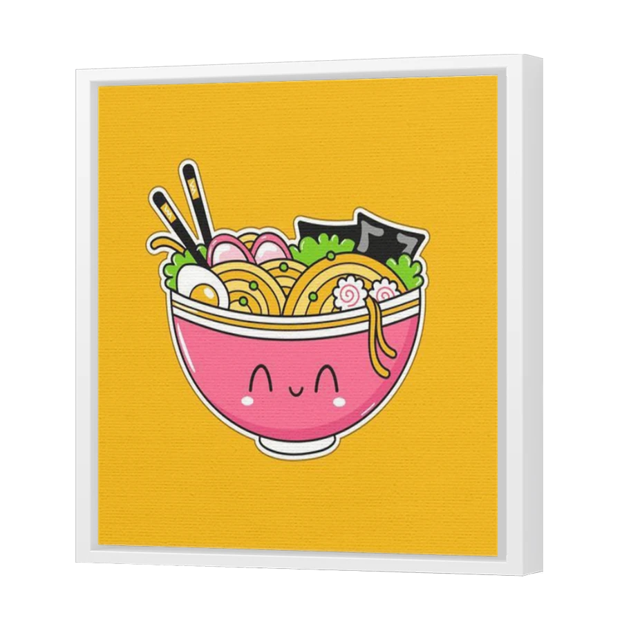 Thumbnail for Canvas - White Floating Frame
