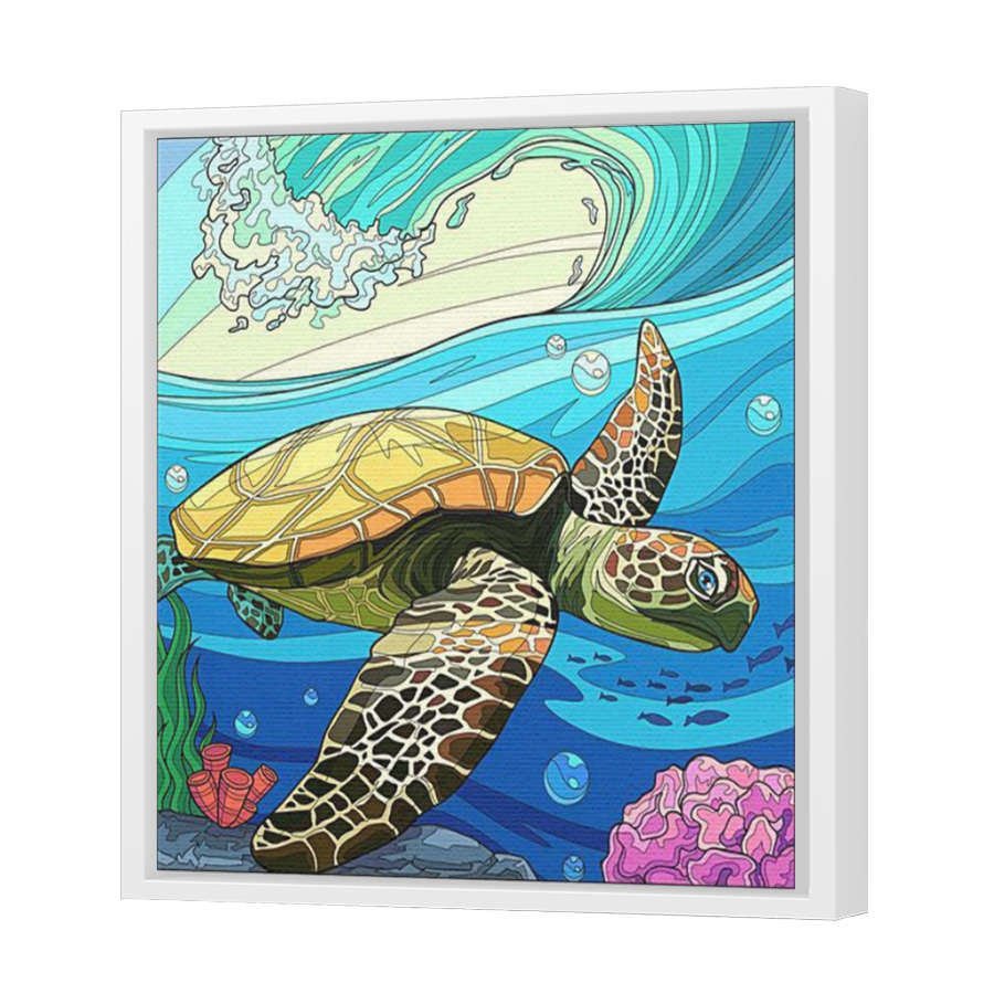 Thumbnail for Canvas - White Floating Frame