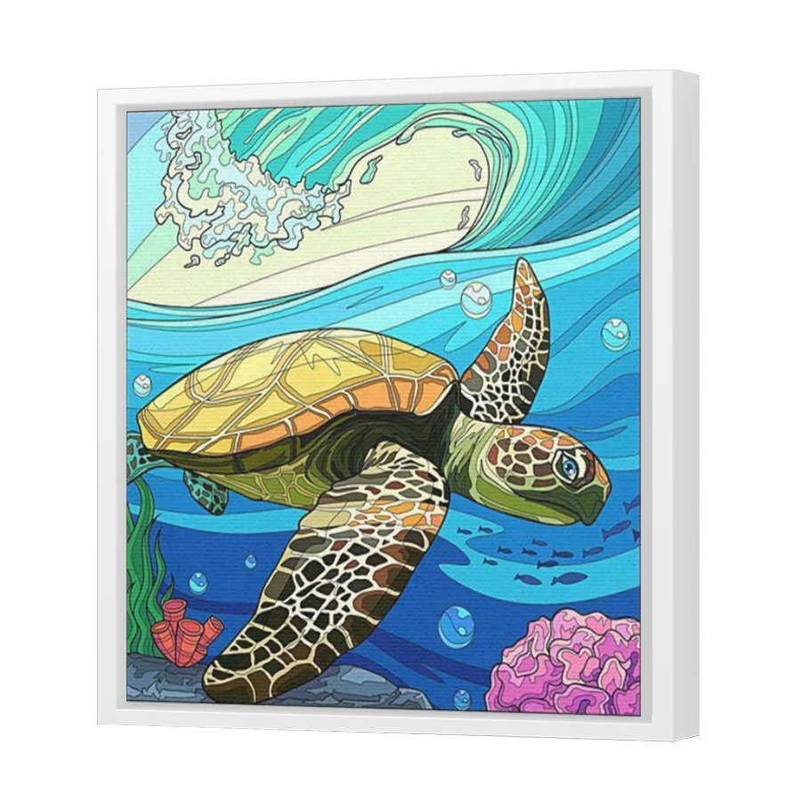 Thumbnail for Canvas - White Floating Frame
