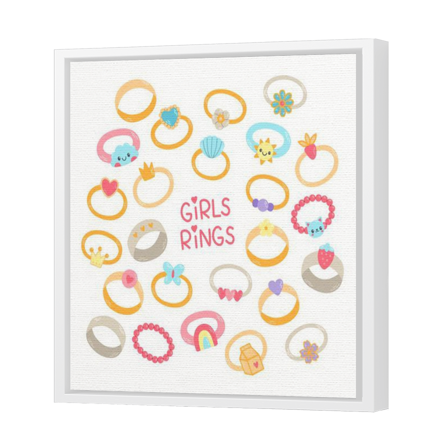 Thumbnail for Canvas - White Floating Frame