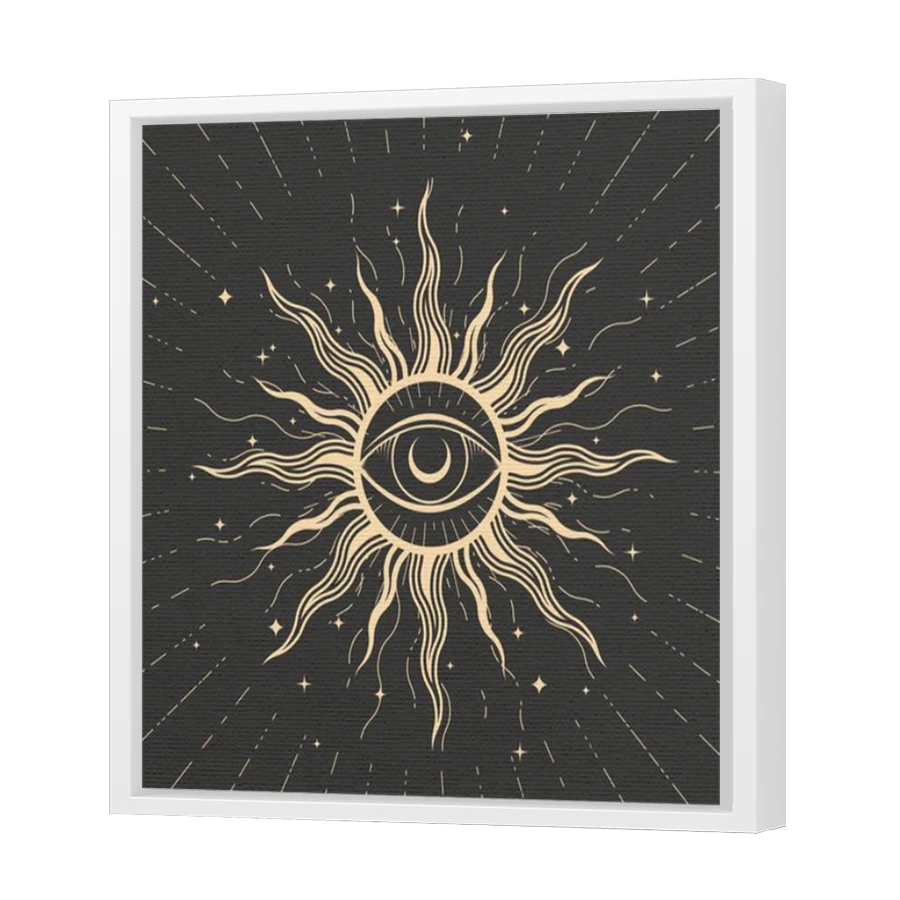 Thumbnail for Canvas - White Floating Frame