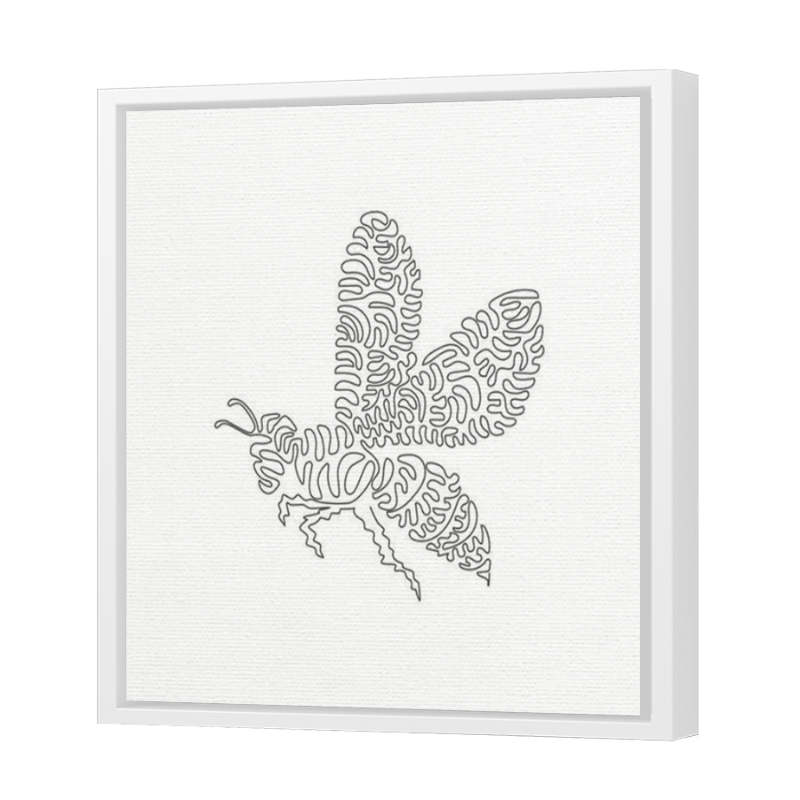 Thumbnail for Canvas - White Floating Frame