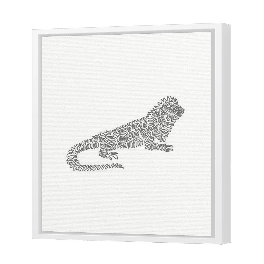 Thumbnail for Canvas - White Floating Frame