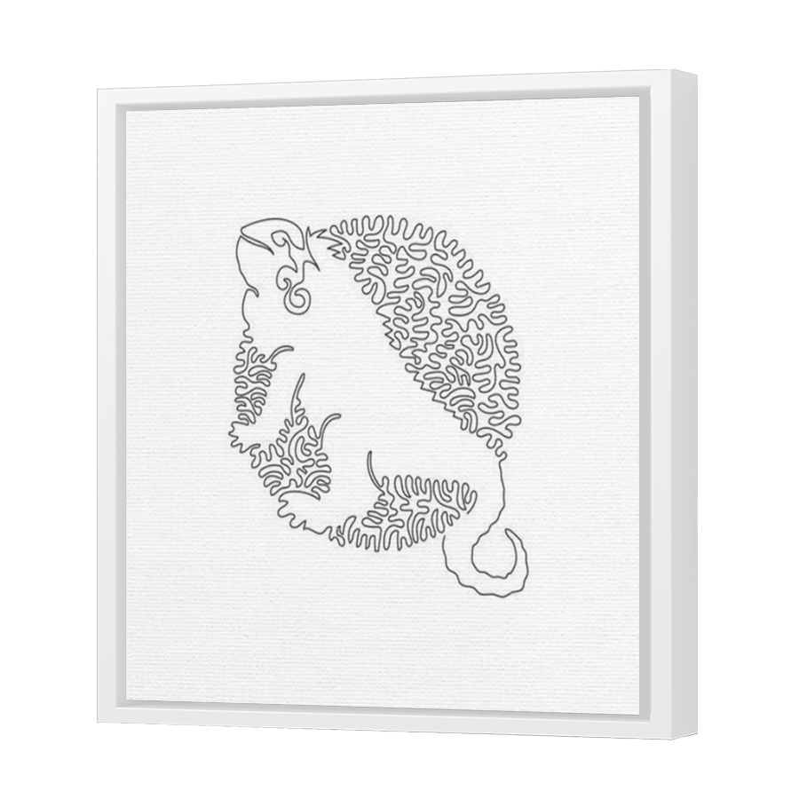 Thumbnail for Canvas - White Floating Frame