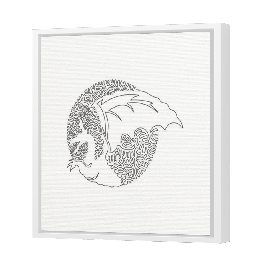 Thumbnail for Canvas - White Floating Frame