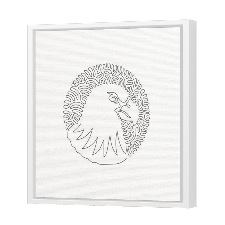 Thumbnail for Canvas - White Floating Frame