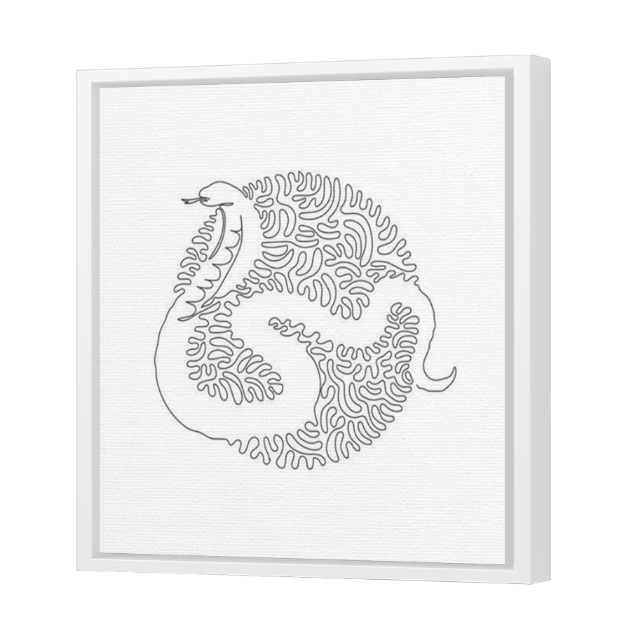 Thumbnail for Canvas - White Floating Frame