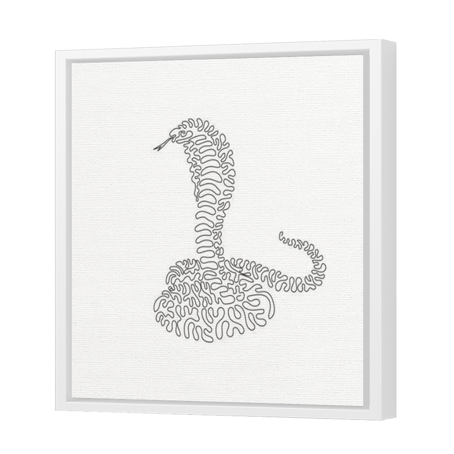 Thumbnail for Canvas - White Floating Frame