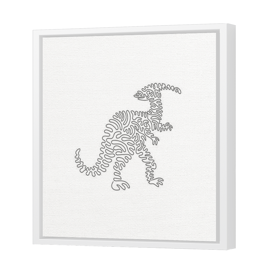 Thumbnail for Canvas - White Floating Frame