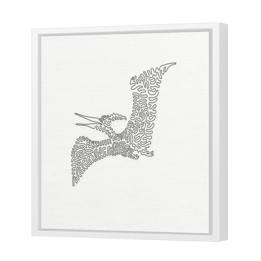 Thumbnail for Canvas - White Floating Frame