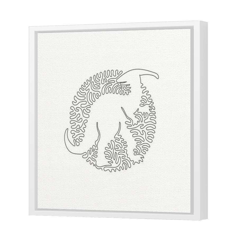 Thumbnail for Canvas - White Floating Frame