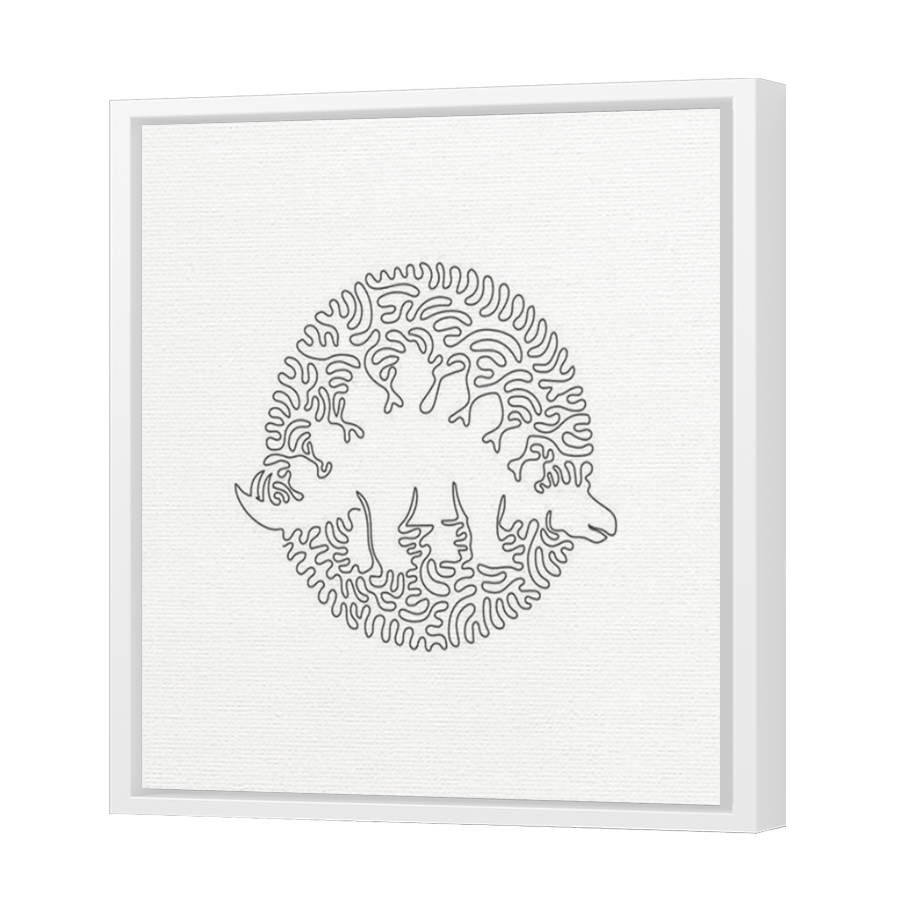 Thumbnail for Canvas - White Floating Frame