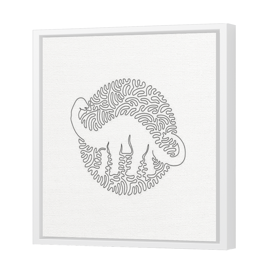 Thumbnail for Canvas - White Floating Frame