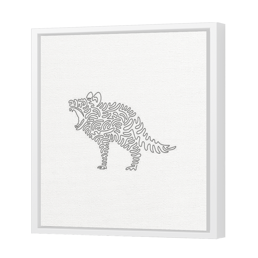 Thumbnail for Canvas - White Floating Frame