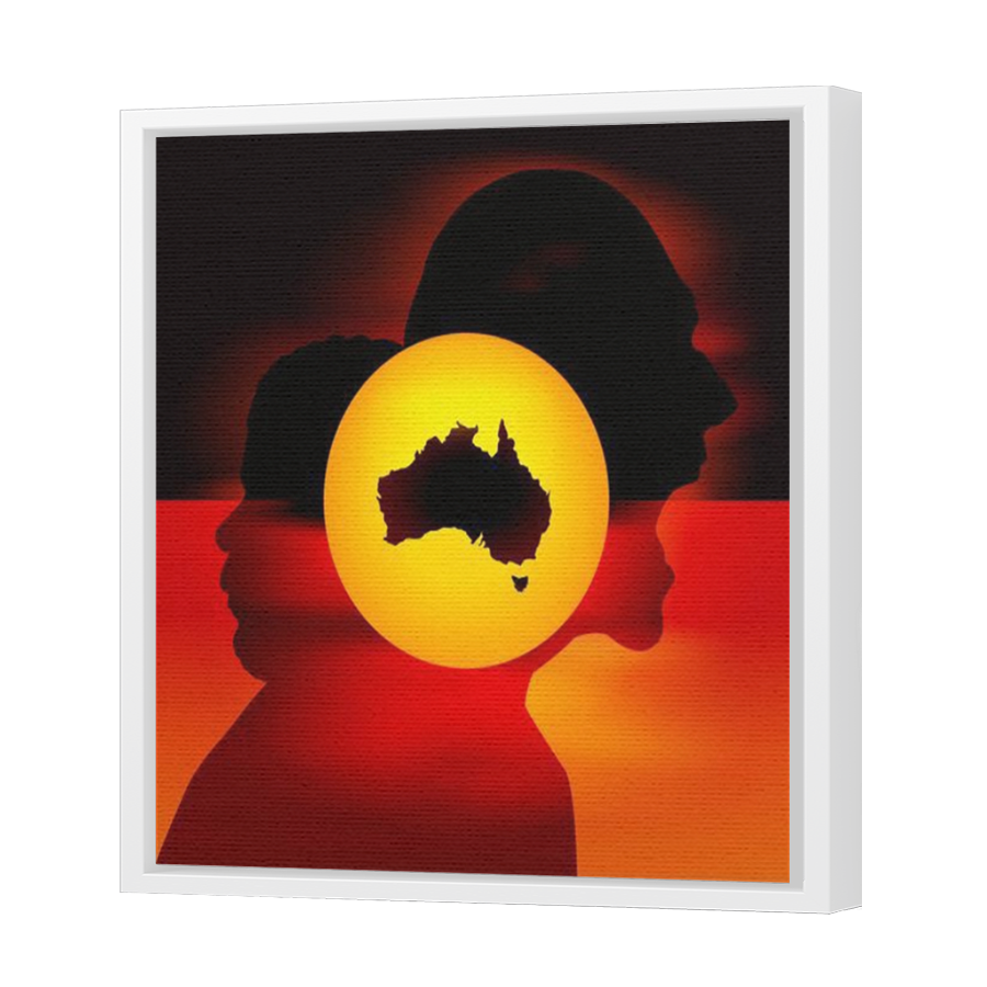 Thumbnail for Canvas - White Floating Frame