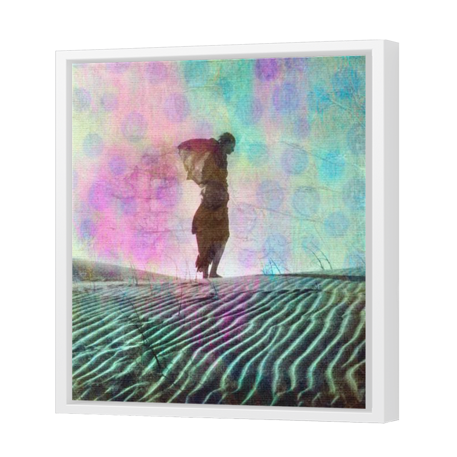 Thumbnail for Canvas - White Floating Frame