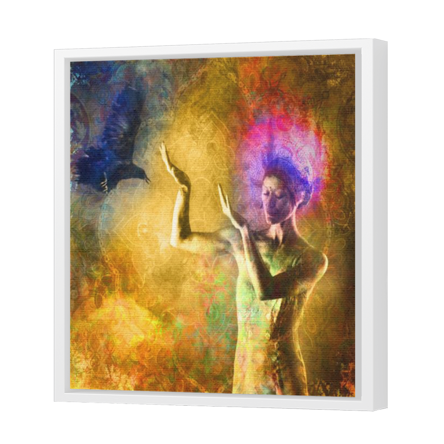 Thumbnail for Canvas - White Floating Frame