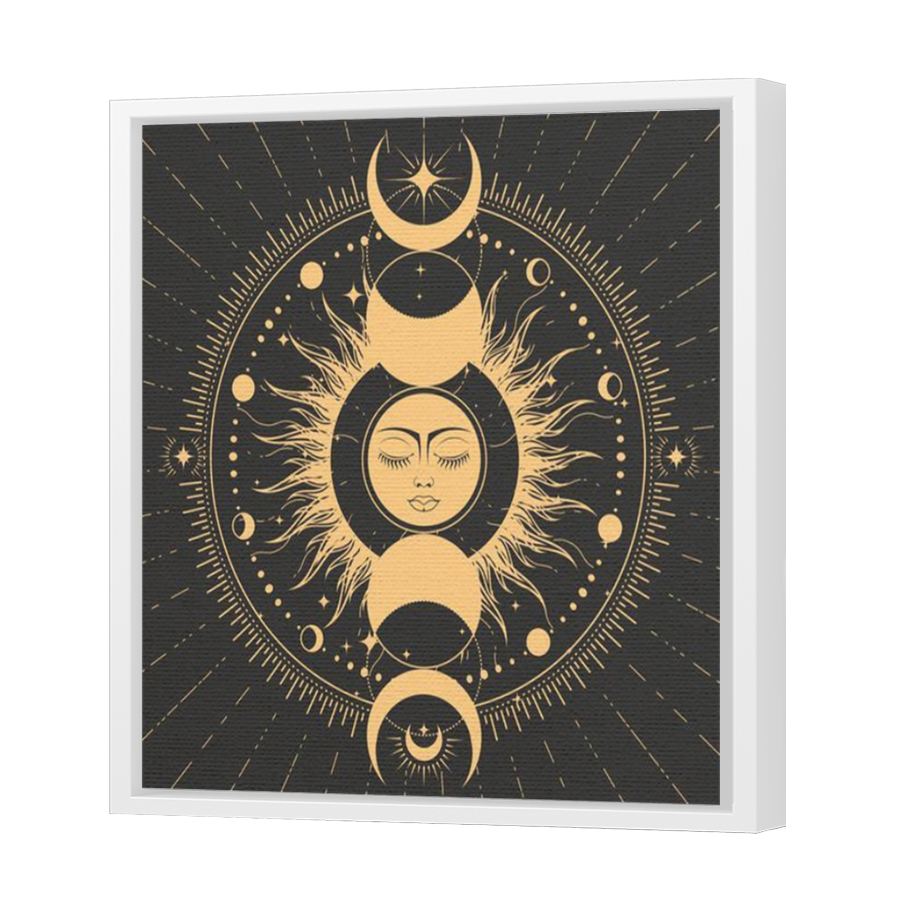 Thumbnail for Canvas - White Floating Frame