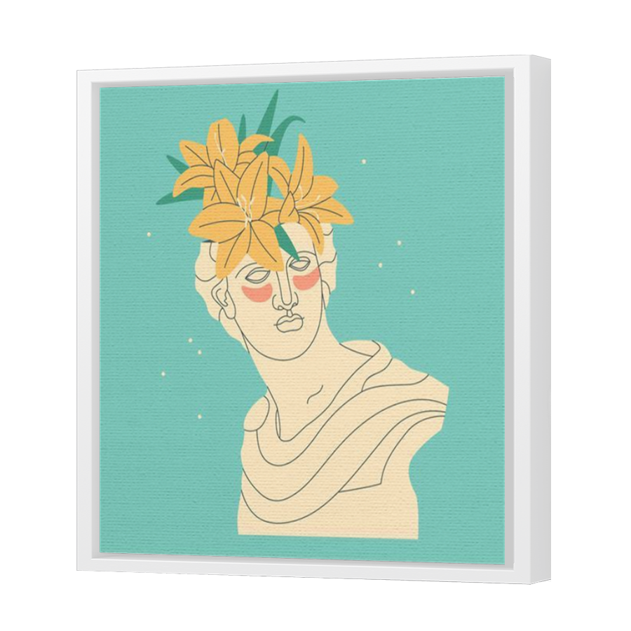 Thumbnail for Canvas - White Floating Frame