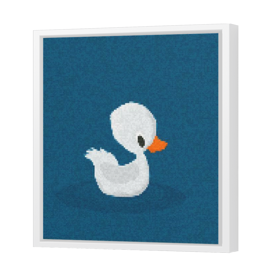 Thumbnail for Canvas - White Floating Frame
