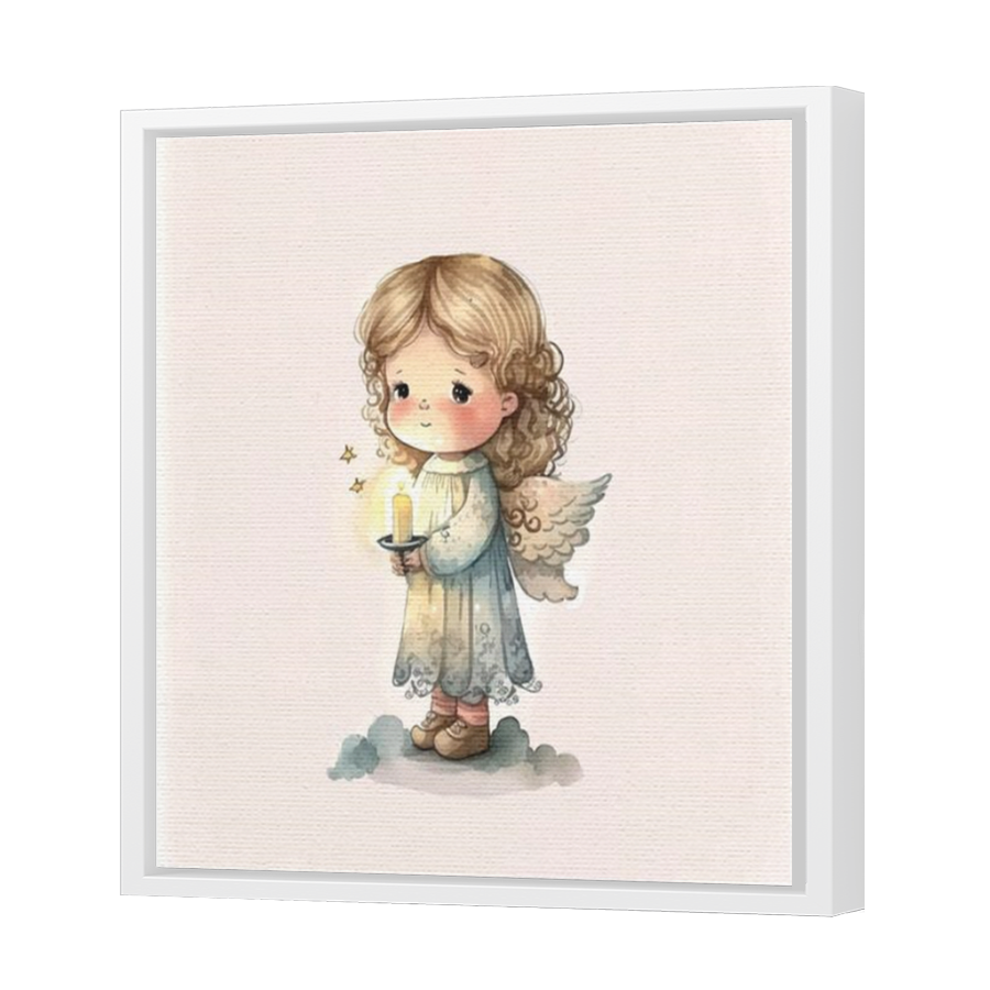 Thumbnail for Canvas - White Floating Frame