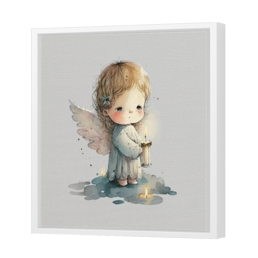 Thumbnail for Canvas - White Floating Frame
