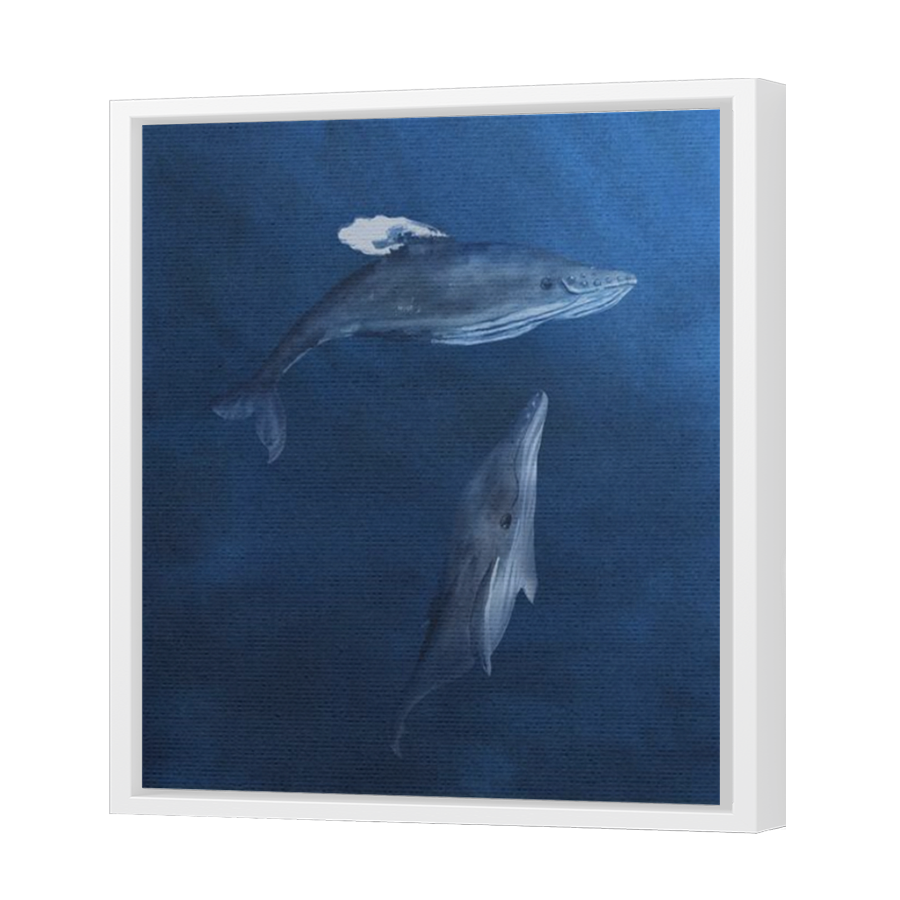 Thumbnail for Canvas - White Floating Frame